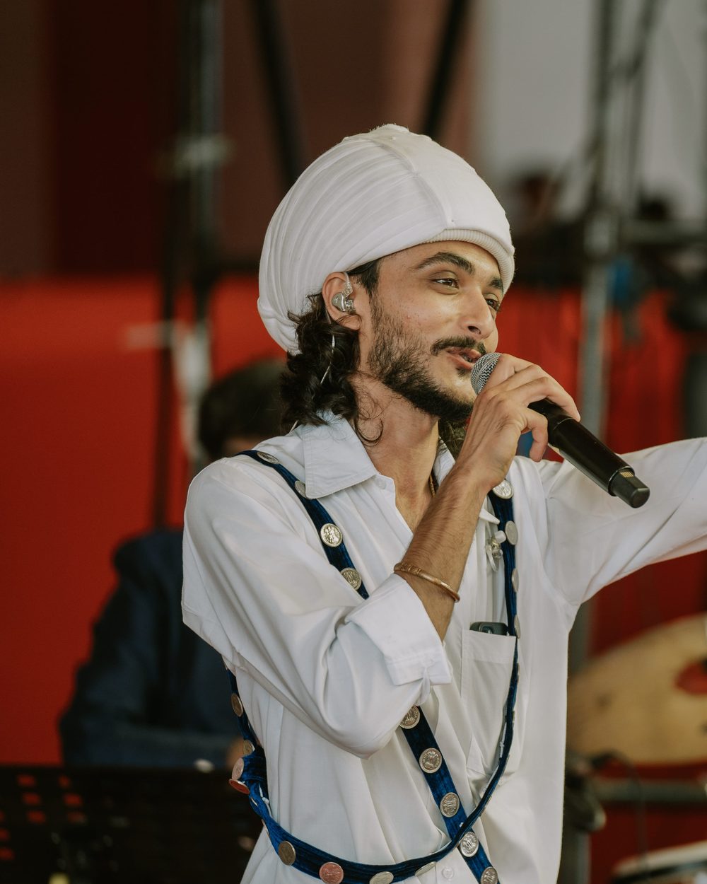 Rushabh Ahir performing